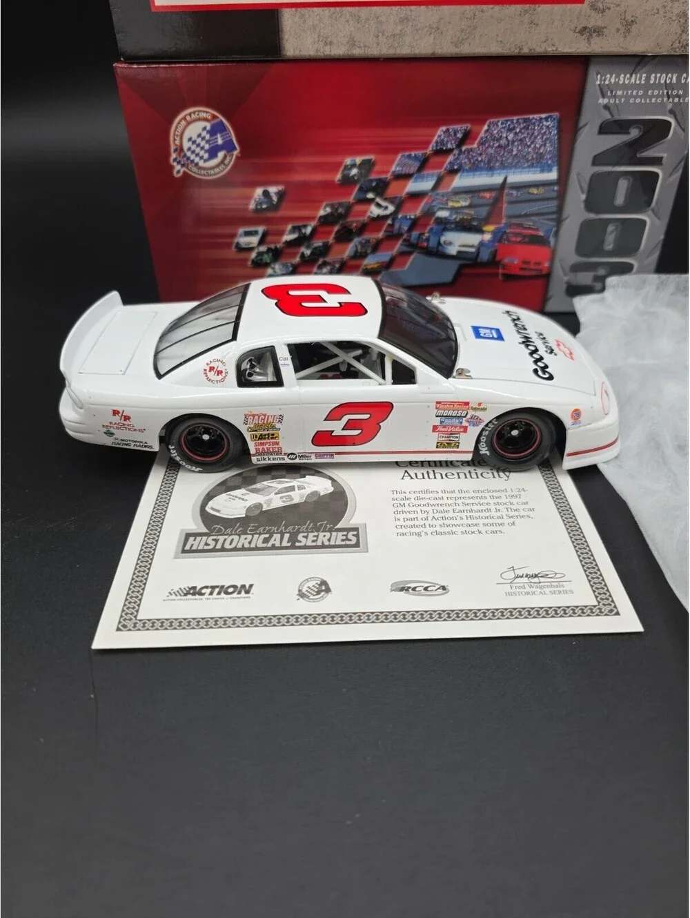 Dale Earnhardt Jr #3 GM Goodwrench 1997 Monte Carlo 1:24 Diecast NASCAR